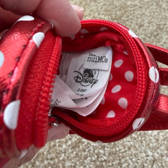 Loungefly Disney Nuimos Red Polka Dot Mini Backpack Keychain - Picture 3 of 4